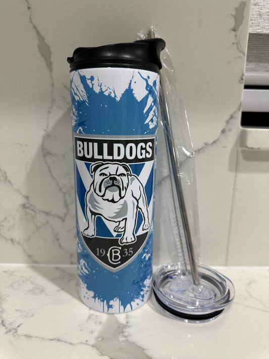 Bulldogs new design stainless steel bottle with 2 lids