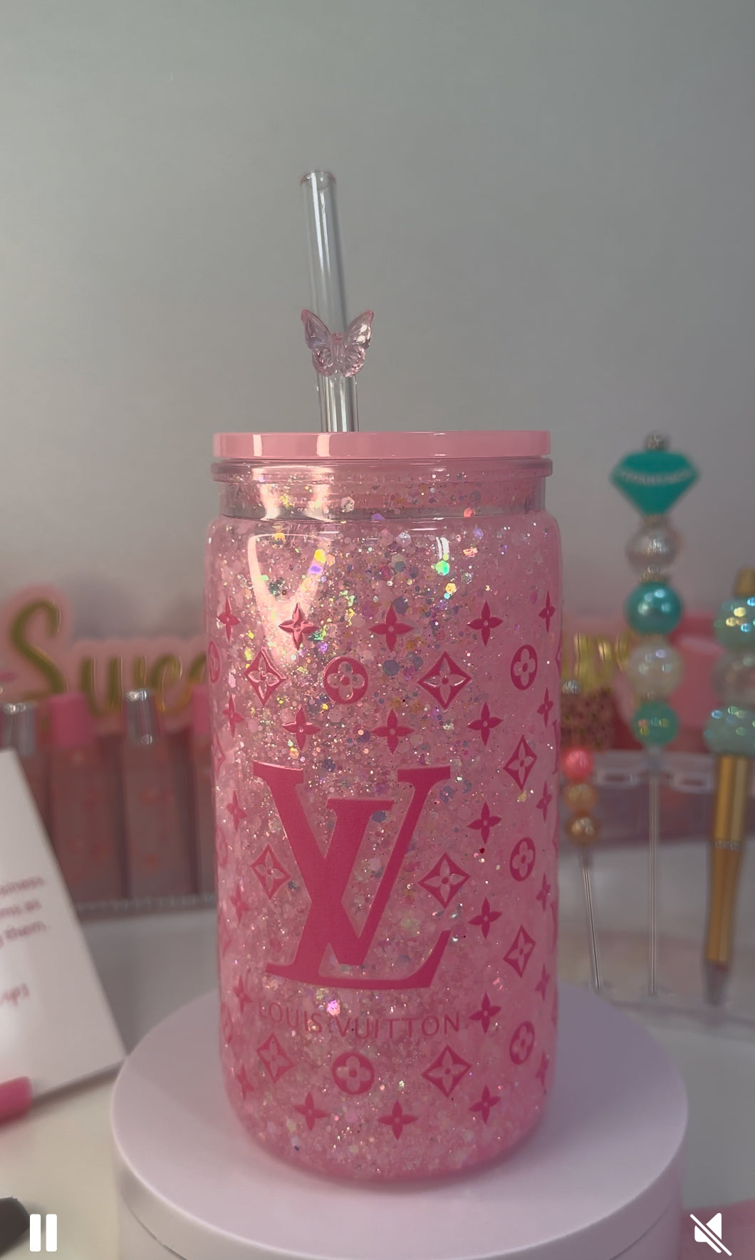 Lv inspired snowglobe