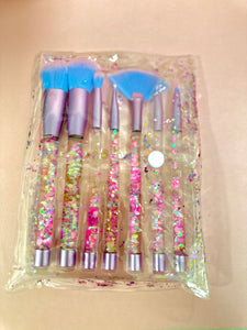 Bling makeup brushes