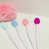 Exfoliating silicone brush